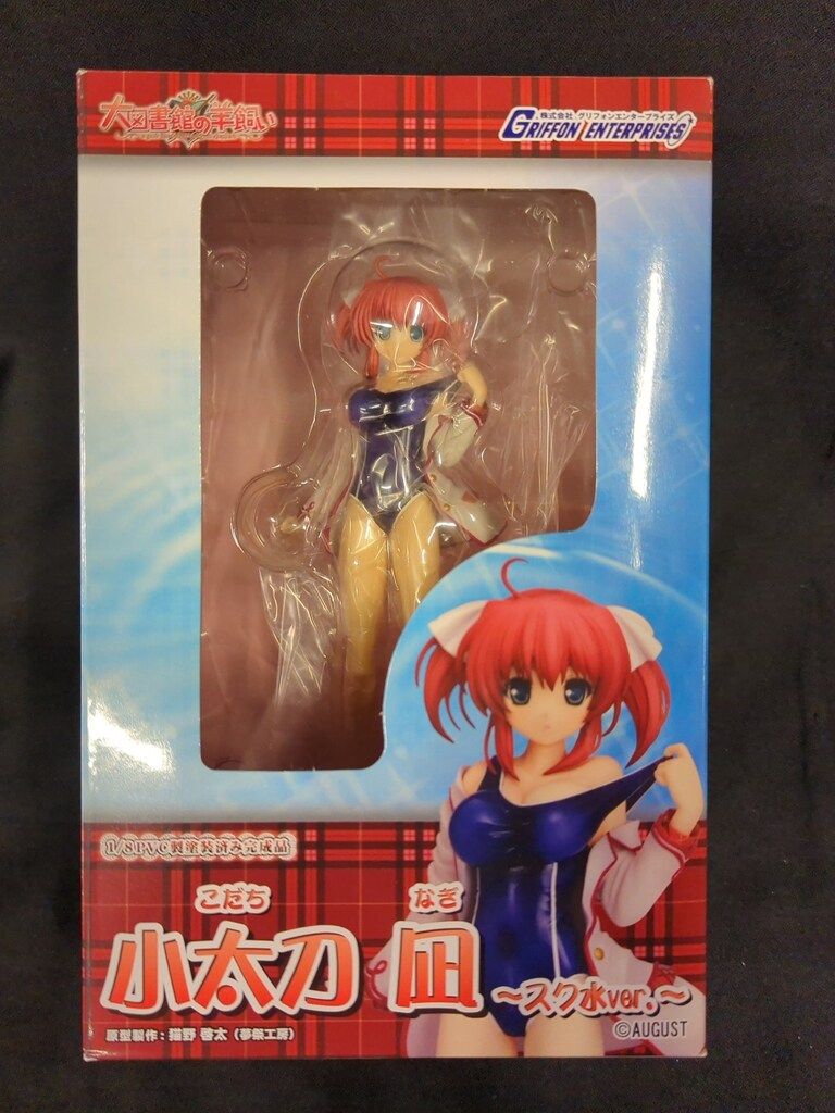 オーガスト　大図書館の羊飼い 小太刀凪 ～スク水ver.～1／8 塗装済み完成品 大図書館の羊飼い 小太刀 凪 ~スク水ver.～ 1/8PVC製塗装済み完成品