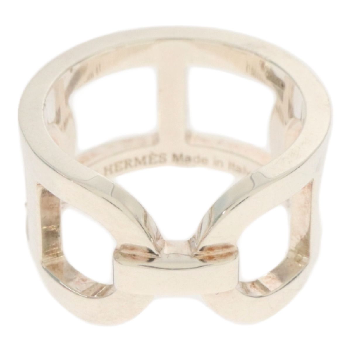 HERMES エルメス Ag925 SILVER シルバー エヴァー シェーヌダンクル リング 指輪 ジュエリー ブランド 約11号 51 FORTGASGNV_COM_BR