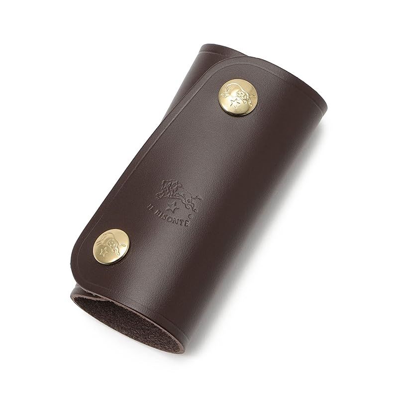 【新着商品】[IL BISONTE (イルビゾンテ)] キーケース レザー 本革 牛革 レディース メンズ ユニセックス サイズ:9cm こげ茶