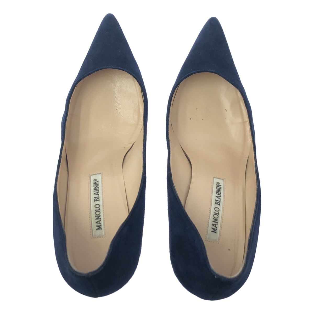 Manolo Blahnik - ツートーン・レザー・ミュール をオンライン