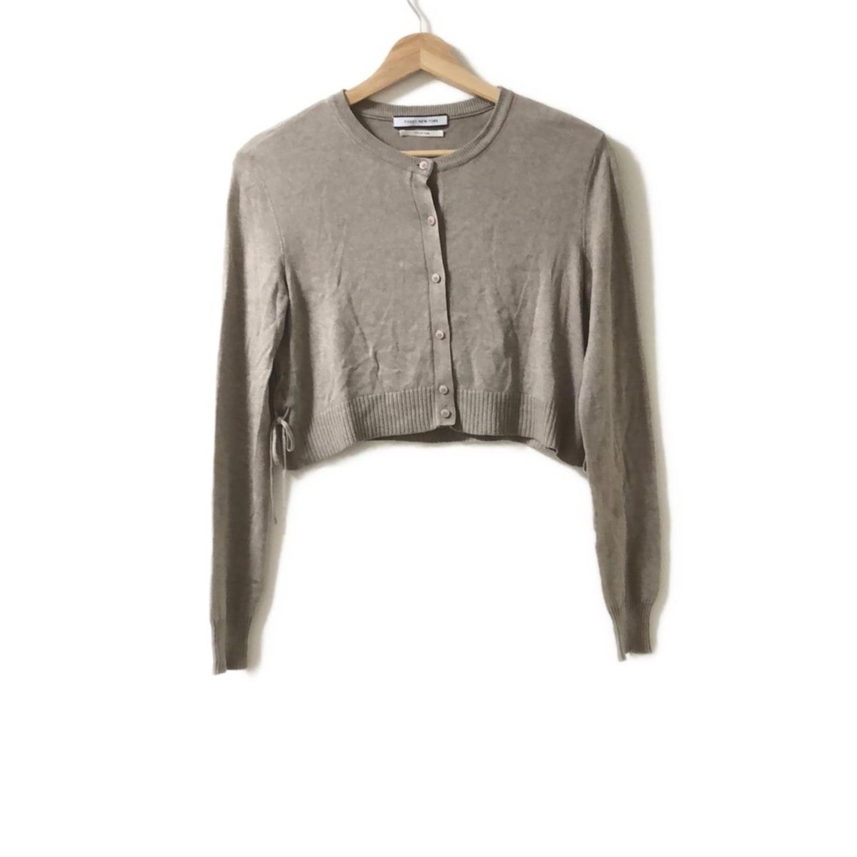 FOXEY NEW YORK フォクシーニューヨーク ボレロ サイズ38 M レディース - 38230 ベージュ 長袖|シルク