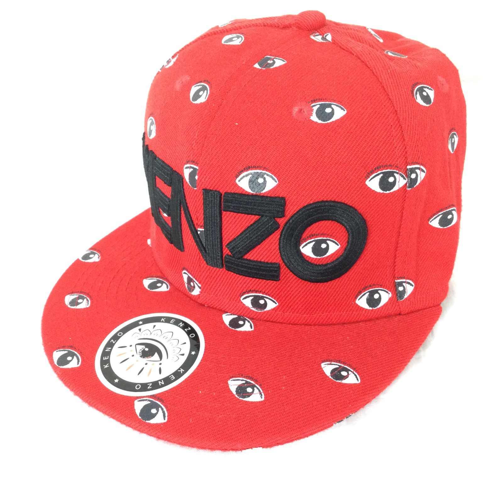 1304 KENZO PARIS 目玉キャップ 帽子 ファッション
