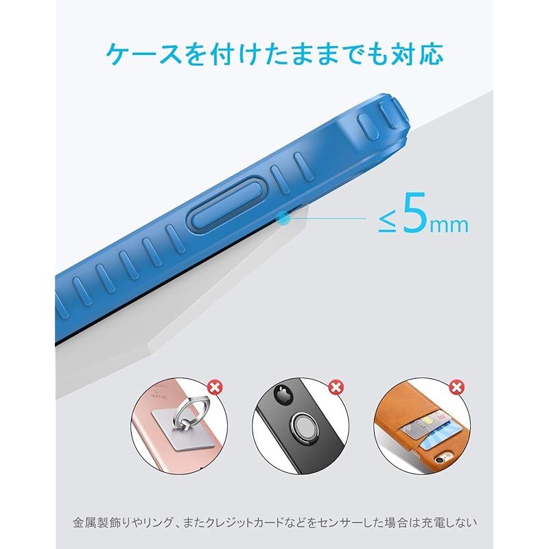 ワイヤレス充電器 NANAMI : Stand 7.5 - NANAMI ワイヤレス充電器 Qi急速 充電スタンド 2台セット 置くだけ充電器 15W/10W/7.5W iPhone 15/14/13/12 (Pro/Pro Max/Mini) SE第二世代/11Pro/Xs (Max)/XR/8(Plus) Ga 1
