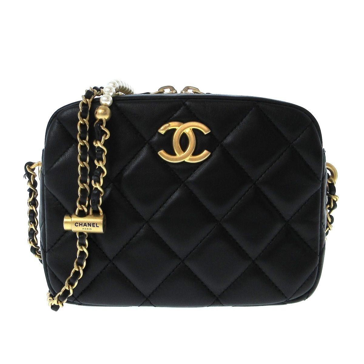 CHANEL(シャネル) ショルダーバッグ レディース美品 マトラッセ/カメラ ...