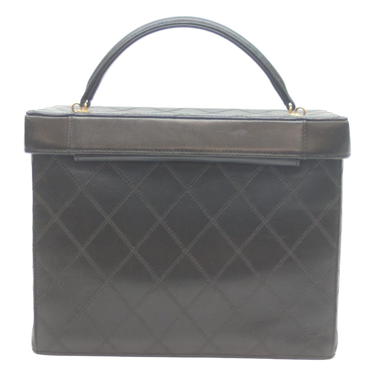 CHANEL シャネル 5番 黒 ビコローレ ラムスキン G金具 2WAY