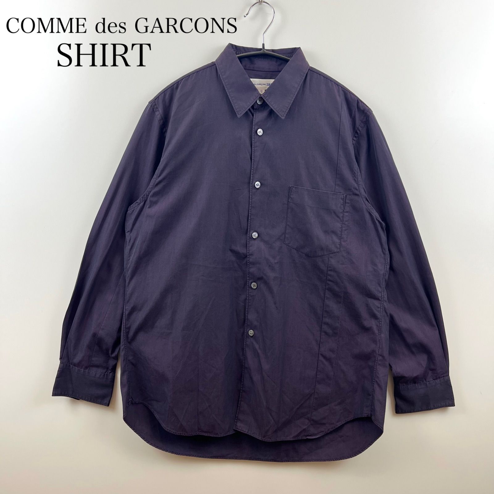 COMME des GARCONS SHIRT CDG 00s archive shiny L/S shirts S