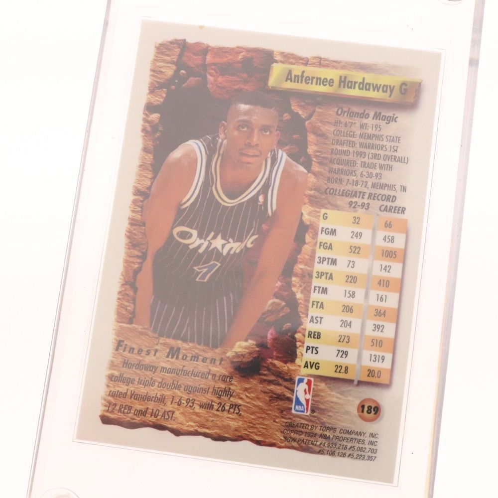□ NBA TOPPS Finest Anfernee Hardaway アンファニー ハーダウェイ No