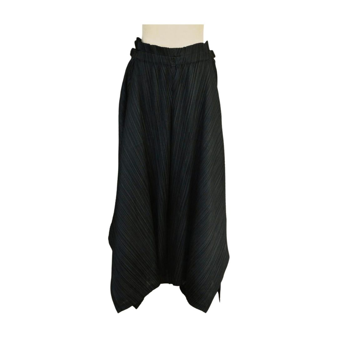 プリーツプリーズ イッセイミヤケ PLEATS PLEASE ISSEY MIYAKE プリーツ 変形 パンツ PP73-JF583 黒 5サイズ レディース F-L8370