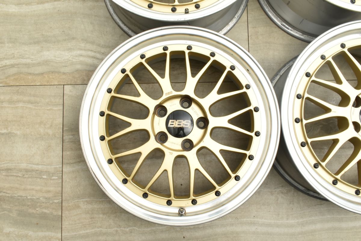 鍛造 ゴールド】BBS LM 18in 8J +40 LMP080 9J +40 LMP081 PCD114.3 4 