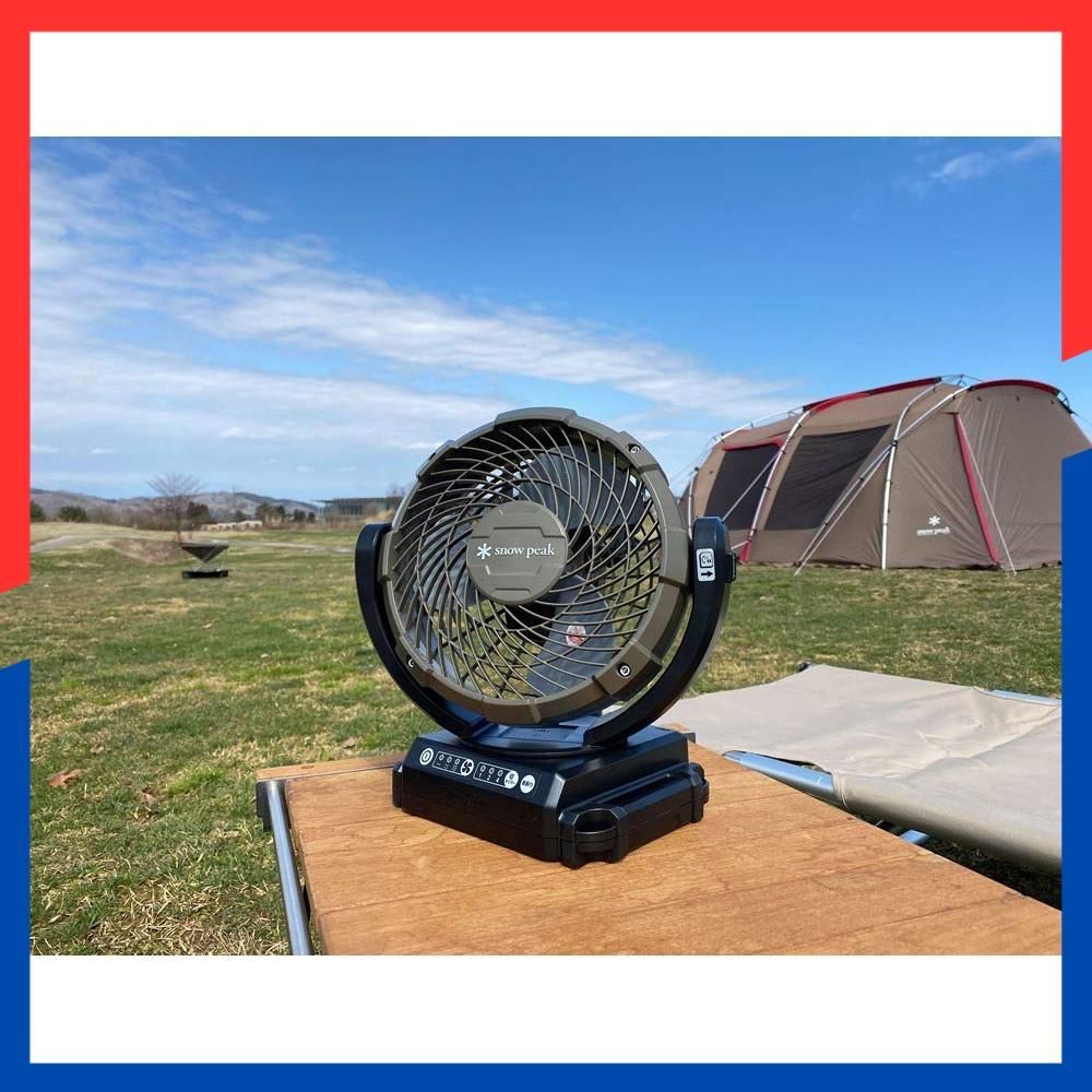 人気商品】小型 サーキュレーター アウトドア 扇風機 ACアダプタ付