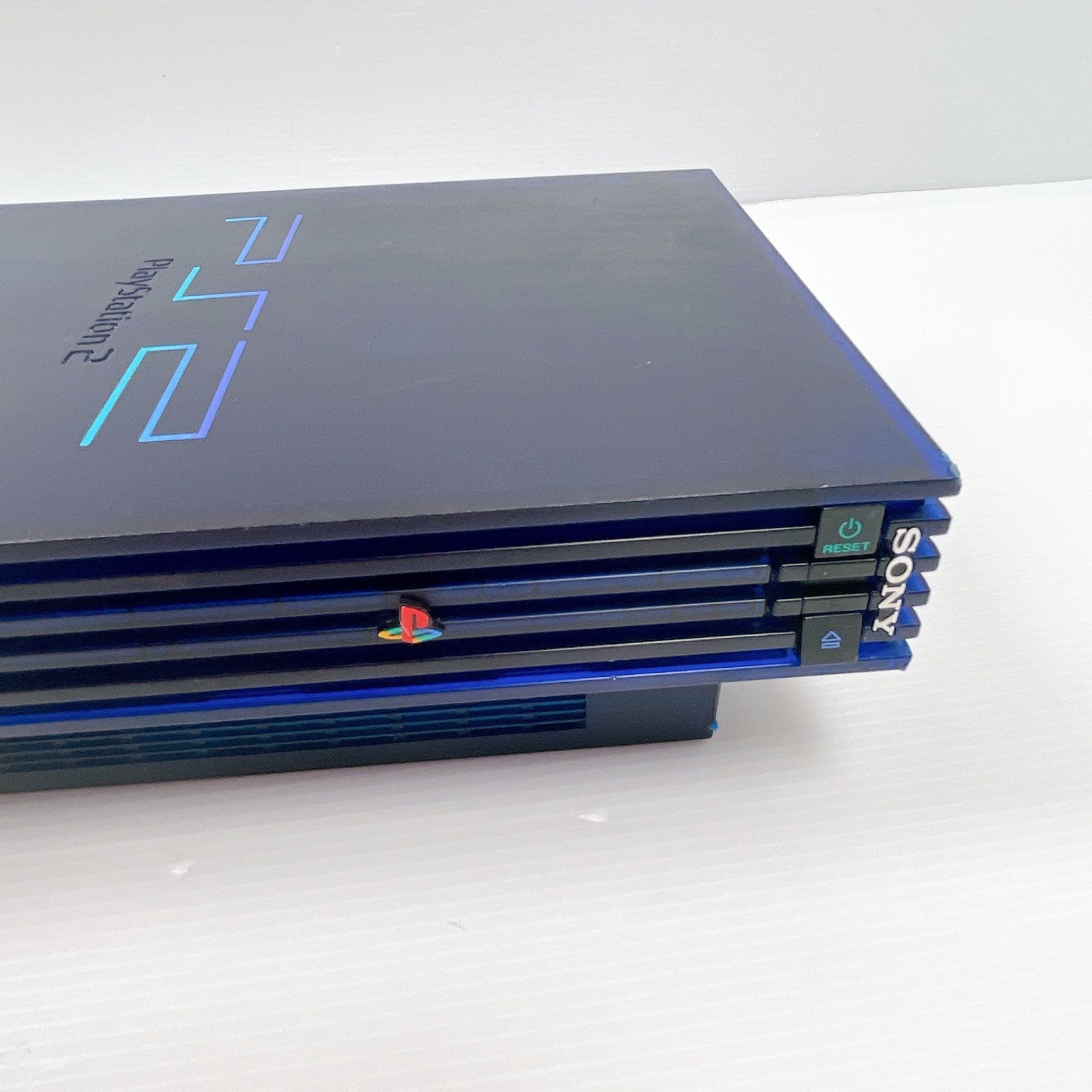 メンテ済み【美品】SONY PS2 SCPH-50000 ミッドナイトブルー 美品】PS2 SCPH-50000 BBパック ミッドナイトブルー 本体 一式