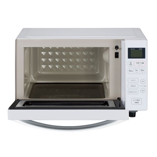 ハイアール Haier 電子レンジ フラットタイプ 18L JM-FH18J W ホワイト ヘルツフリー レンジ