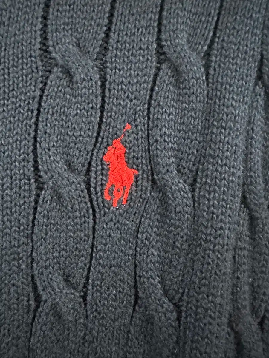 ポロニットジップアップ ネイビー サイズ m