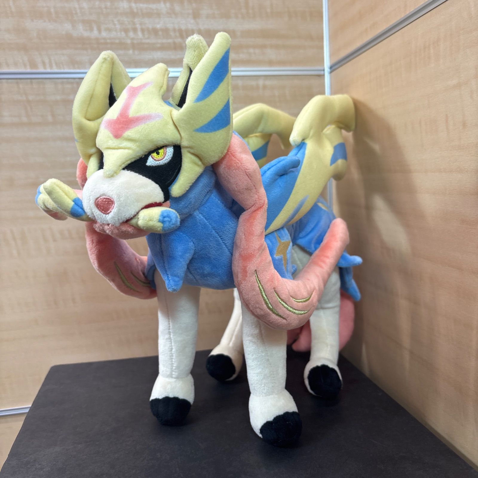 タグあり ポケモンセンター ザシアン ザマゼンタ ぬいぐるみ セット ポケモンセンター ザシアン ぬいぐるみ ポケモンセンターフダ