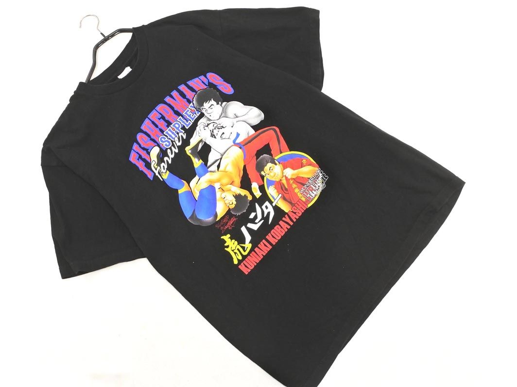新日本プロレス 小林邦昭 プリント Tシャツ sizeXXL/黒  メンズ