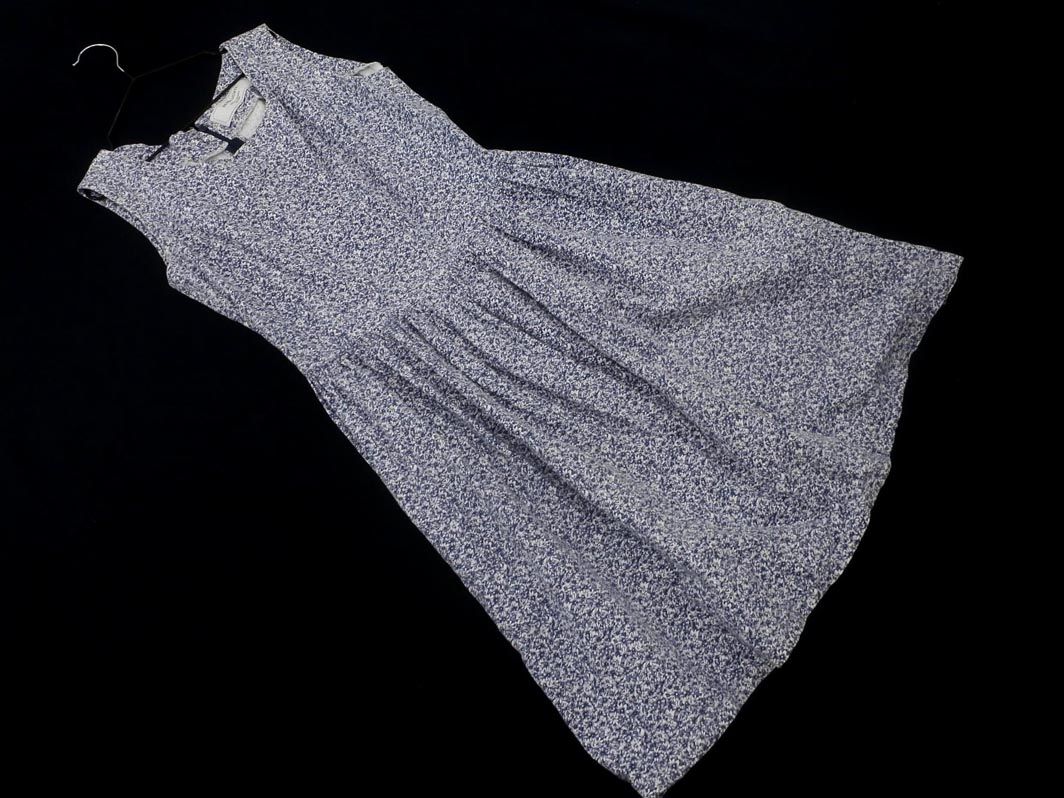 BEAMS LIGHTS ノースリーブ花柄ワンピース BEAMS LIGHTS ビームスライツ 花柄 ノースリーブ Aライン