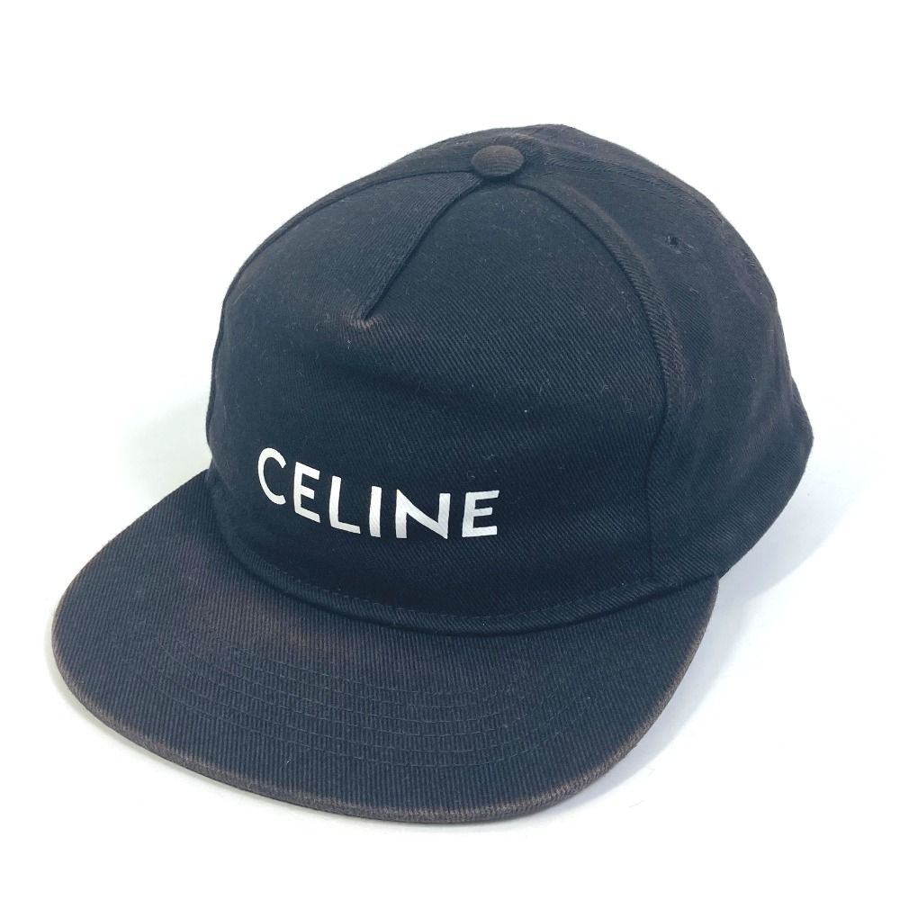 CELINE ブラック キャップ CELINE ブラック キャップ M 限定値下げ CELINE トリオンフ