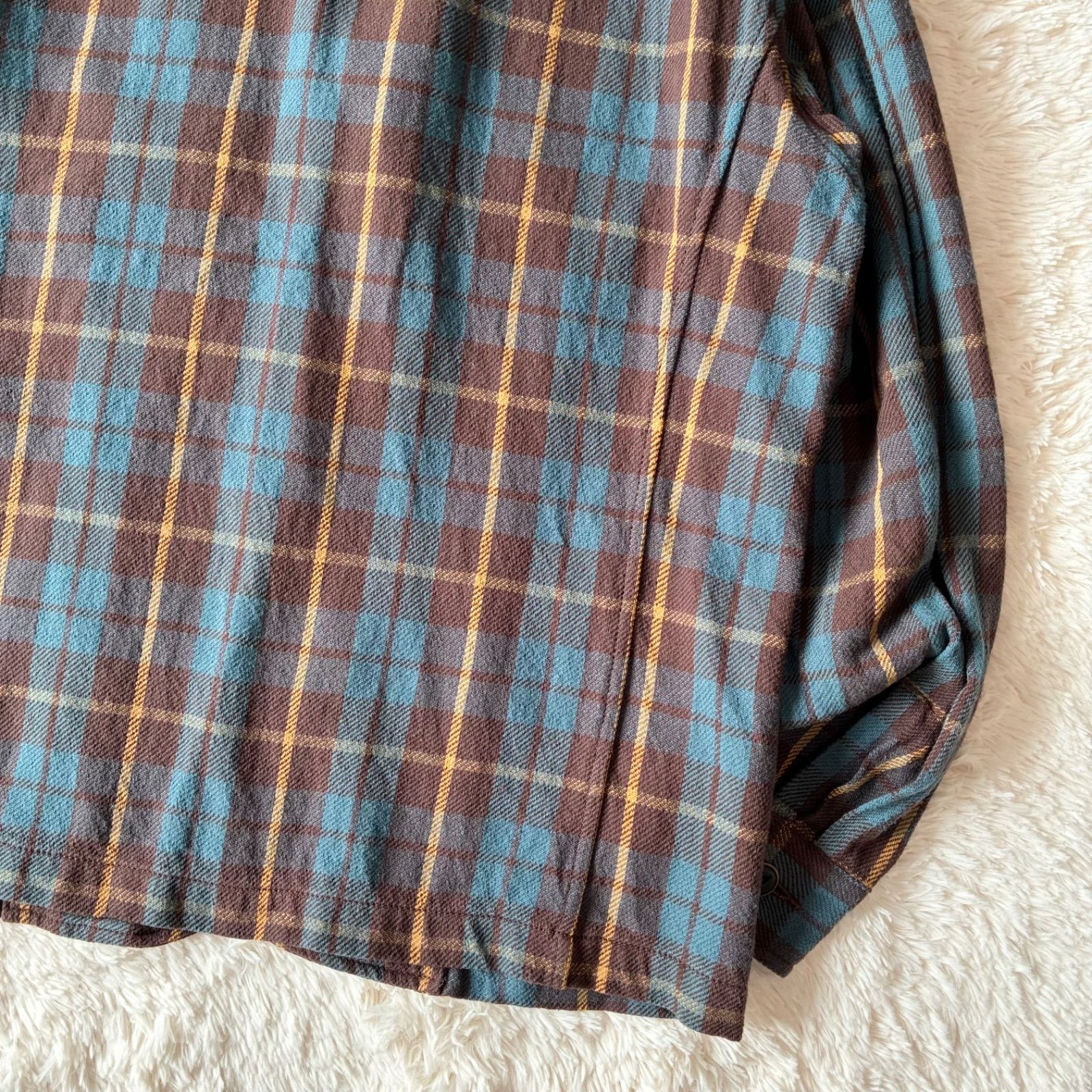 45R フォーティーファイブアール 美品 インドざっ栗ネルの908シャツ