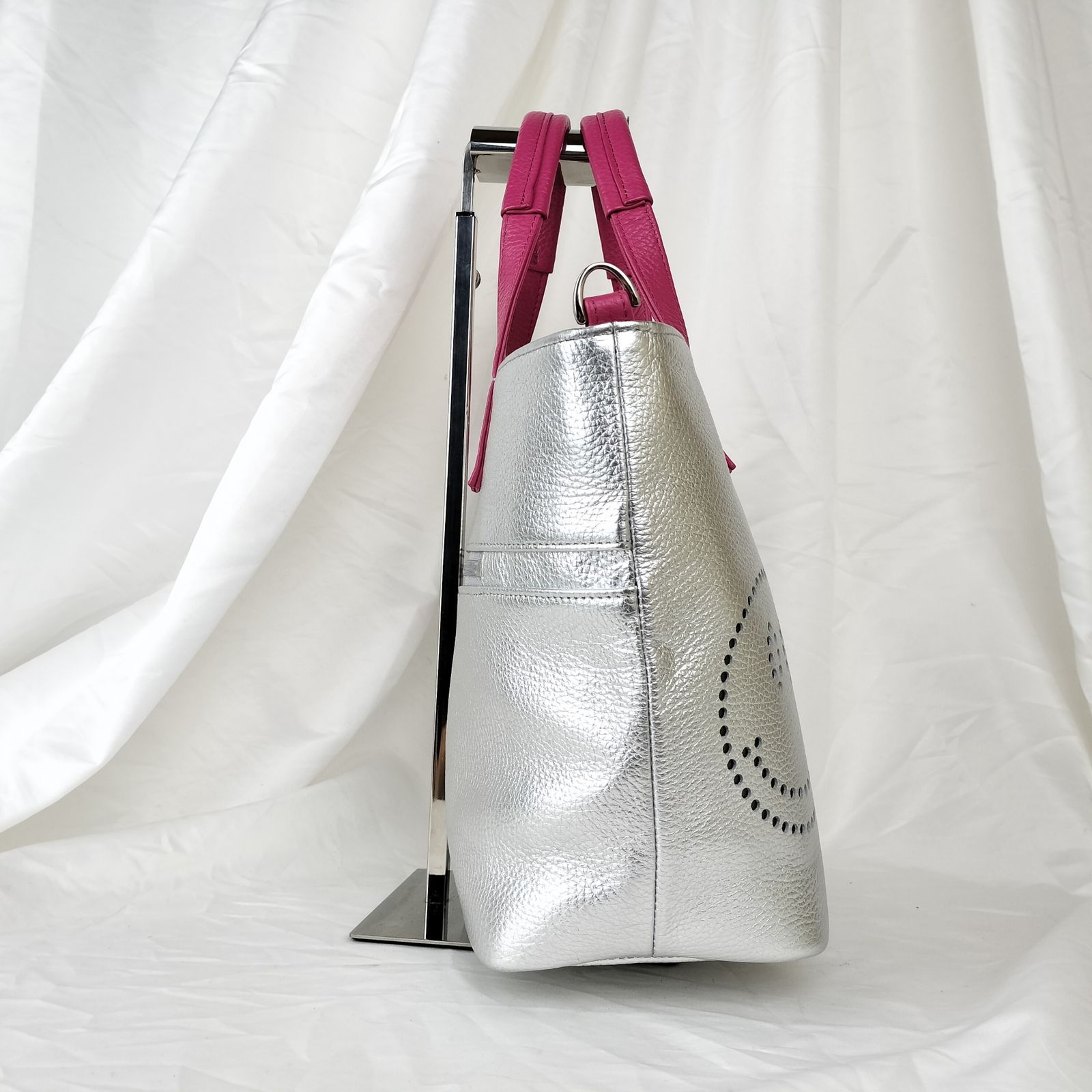 【美品】サロンドアルファード スマイル ジャグジー トートバッグ S スマイル ジャグジー トートバッグ Lサイズ 1609-s