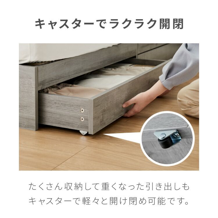 ホワイトウォッシュ|ポケットコイル20cm|セミダブル|ホワイト】 連結