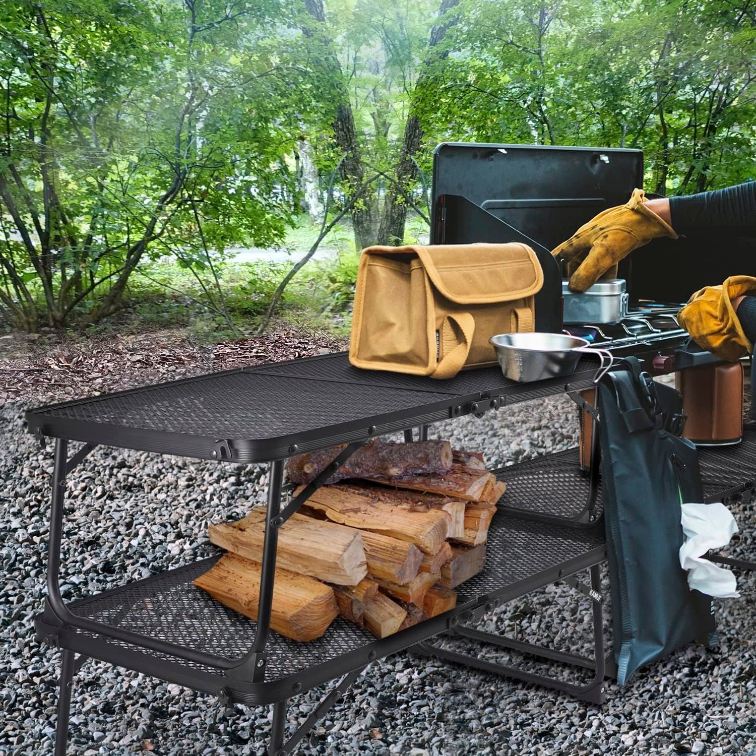 組み立て式でコンパクト、直火対応ハンギングラック 2025年最新