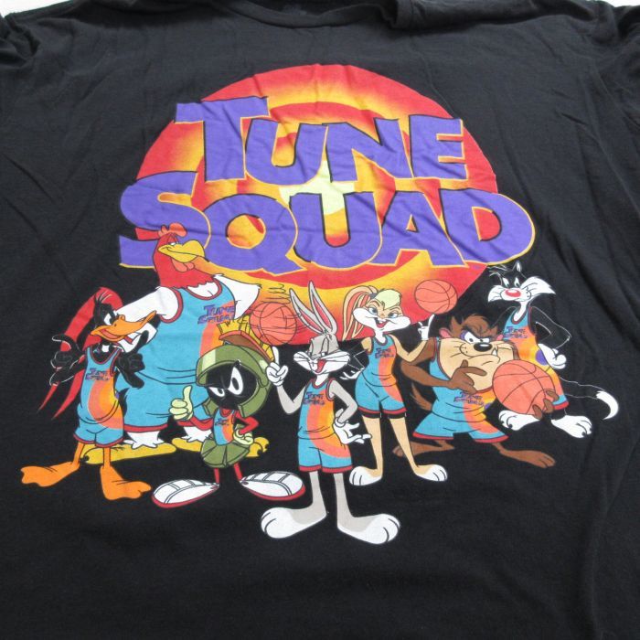 XL/古着 半袖 Tシャツ メンズ スペースジャム ルーニーテューンズ LOONEY TUNES マービンザマーシャン バッグスバニー コットン クルーネッ