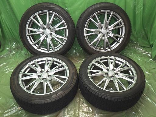 【中古】スタッドレス weds VELVA KEVIN 17インチ ブリヂストン