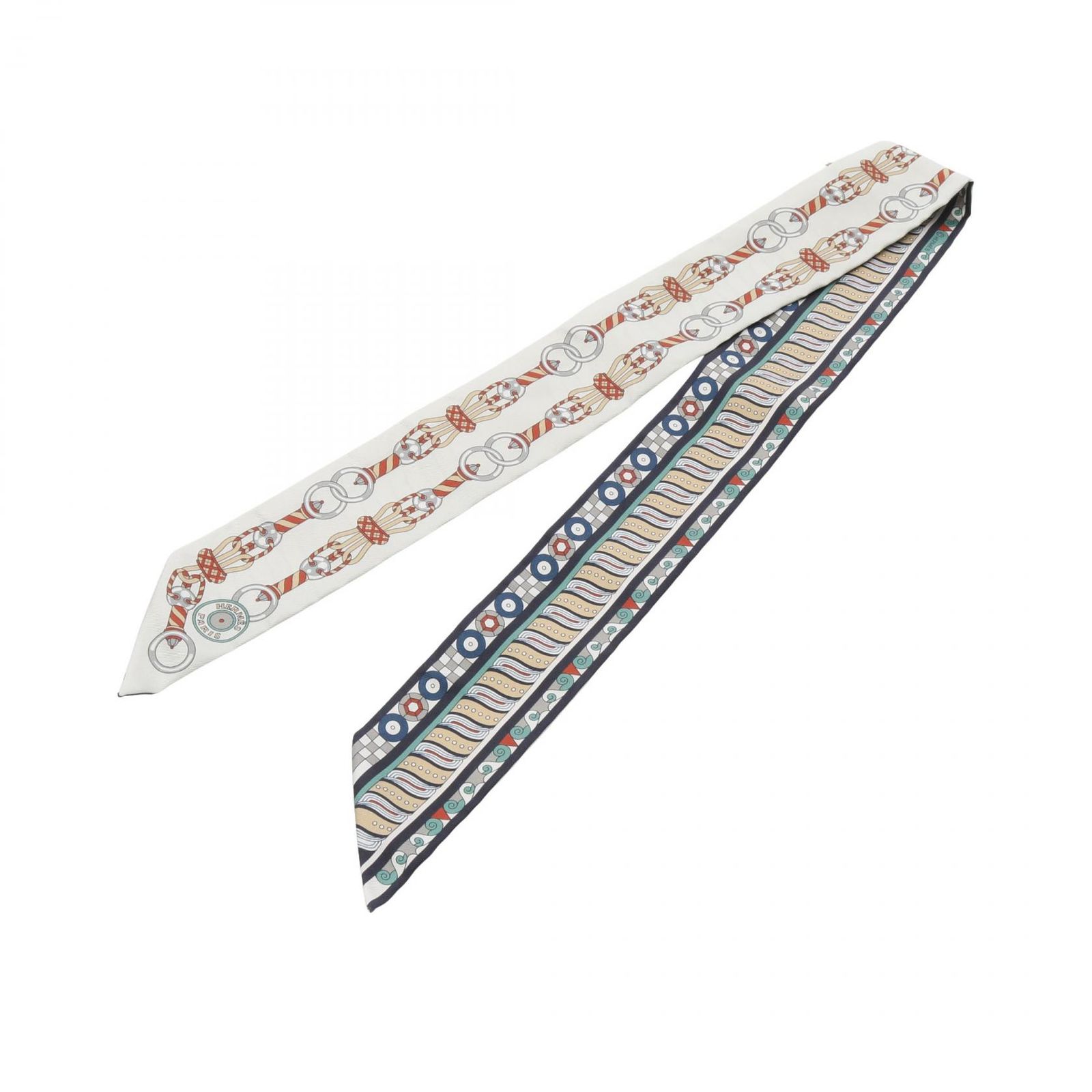 HERMES 上品 スカーフ 人気 ツイリー シルク Harnais en Rosace 新品 HERMES ツイリー Harnais en Rosace twilly - メルカリ