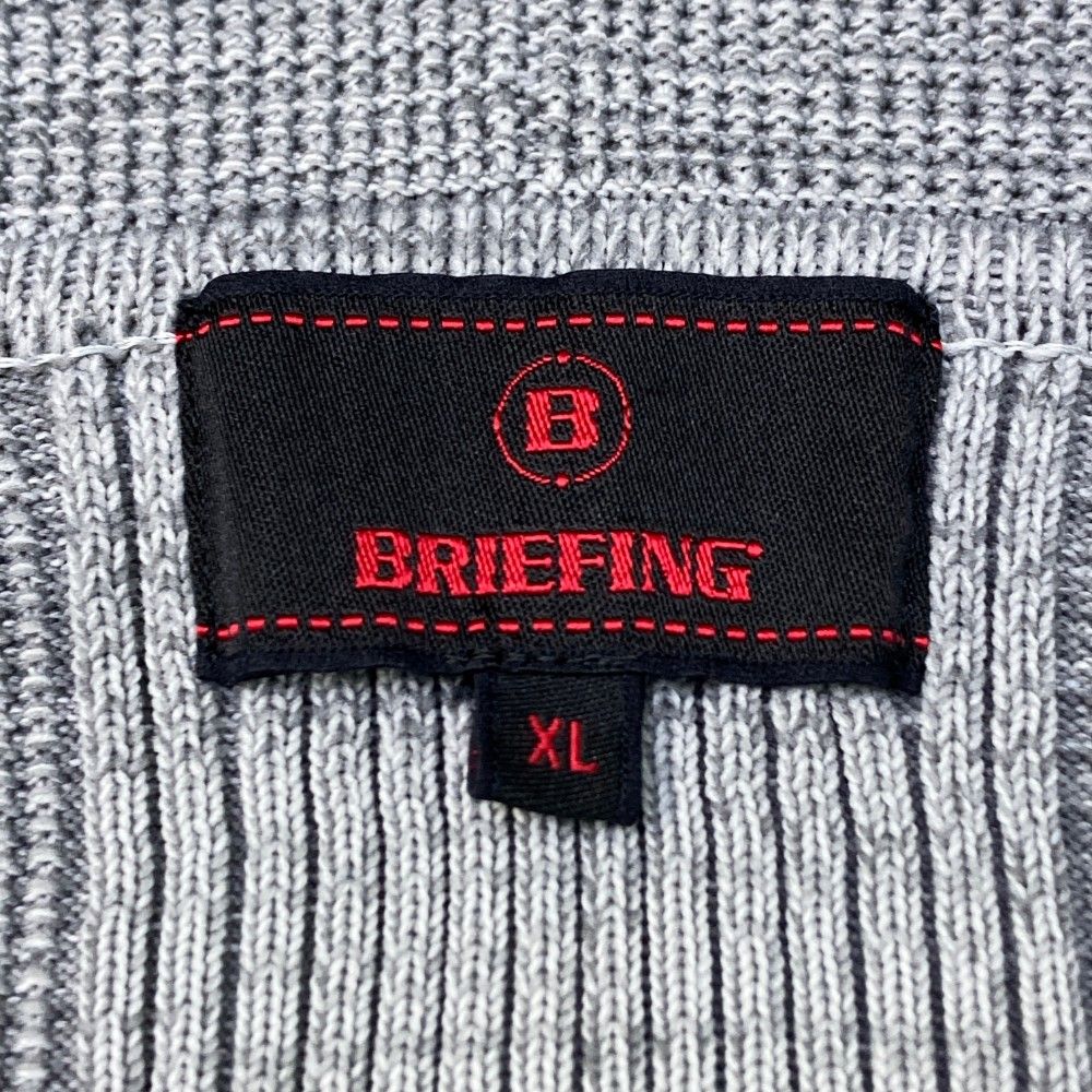 サイズ：XL BRIEFING GOLF ブリーフィング ニット ジップ