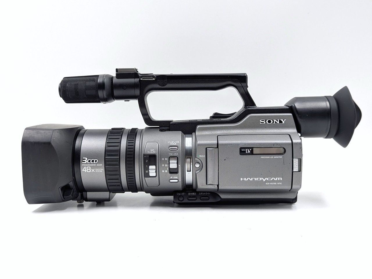 【動作〇】SONY MiniDVカメラ DCR-VX2100 スケートボード 30日保証付 SONY DCR-VX2100 miniDV テープ プロ向け ビデオ