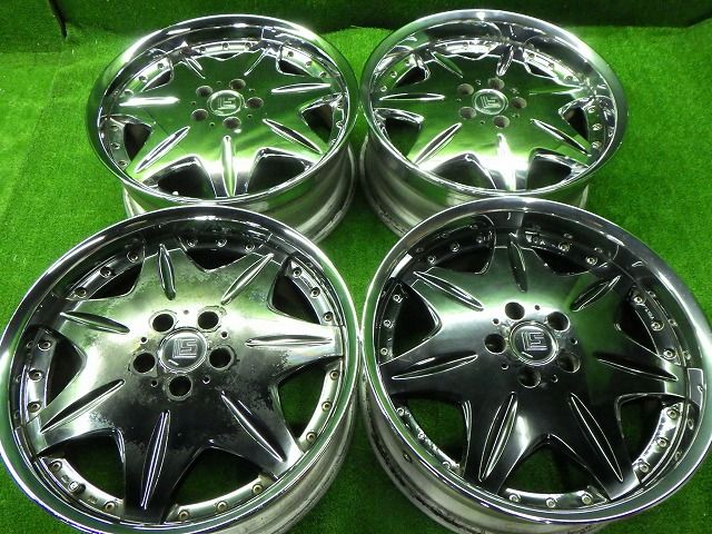 WORK LS207 19インチ アルミホイール 8J ET38 ET33 PCD1143 5H 240523064