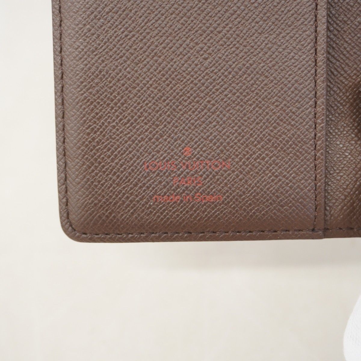 美品 ルイヴィトン⭐アジェンダ PM ダミエ エベヌ 手帳カバー レフィル 茶色 5hc2609-h】ルイヴィトン 手帳カバー ダミエ アジェンダPM