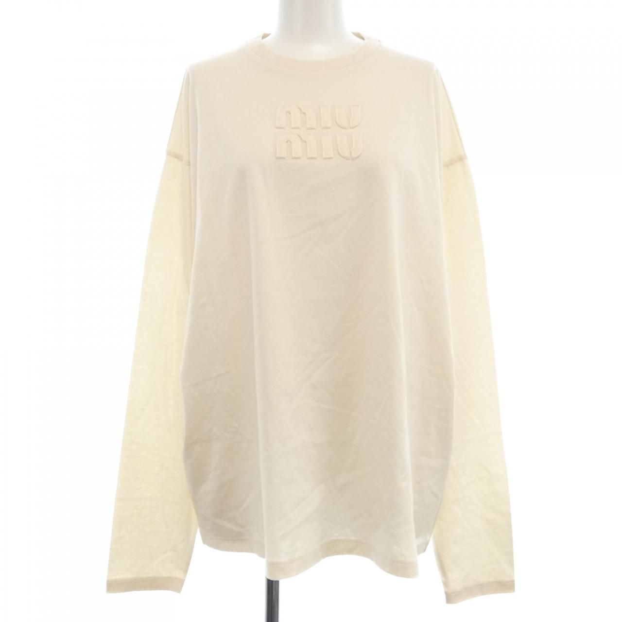 myumyuページ miu MIUMIU ミュウミュウ Tシャツ MJL862 1YXT レディース 長袖