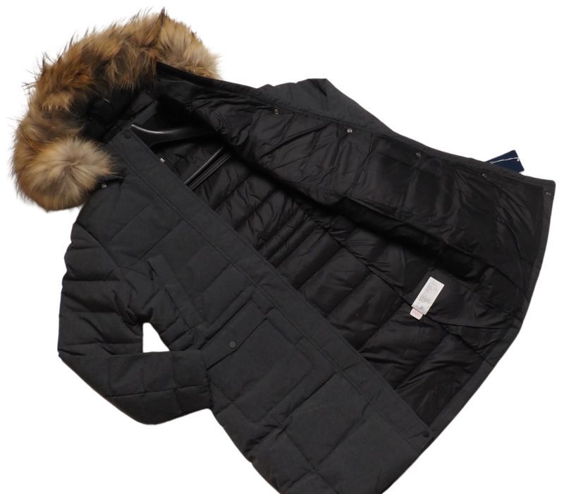 正規55000円 mont-bell モンベル 撥水透湿 RDSダックダウン Camilla ダウンジャケット レディース95 M グレー CHARCOAL GRAY WWDK811