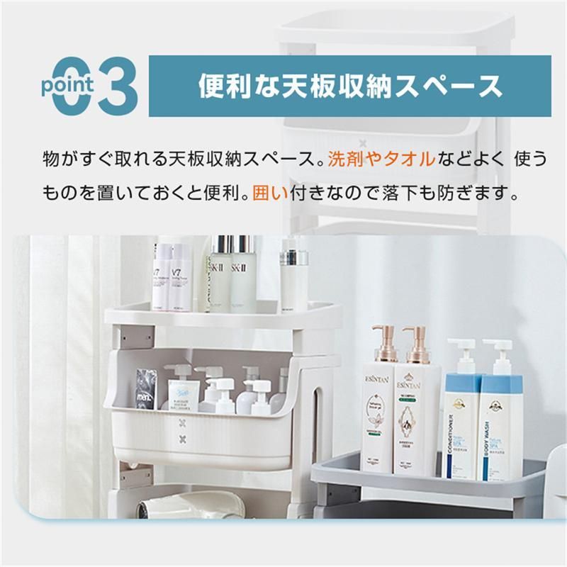 ランドリーバスケット スリム