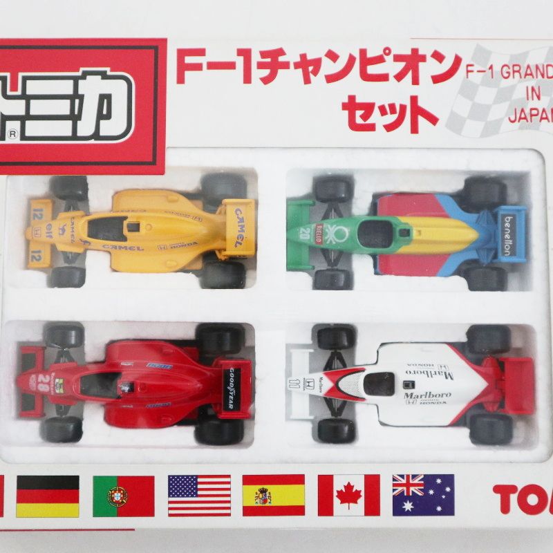 未開封 トミカ F-1 チャンピオンセット 日本製 フェラーリ/マクラーレン/ロータスホンダ/ベネトン K07-s055 未開封 トミカ F-1 チャンピオンセット 日本製 フェラーリ