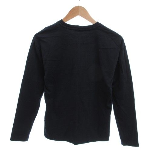 モンクレール MONCLER 22 AW Tシャツ カットソー 長袖 ロゴ 紺 ネイビー 14 A 164 cm