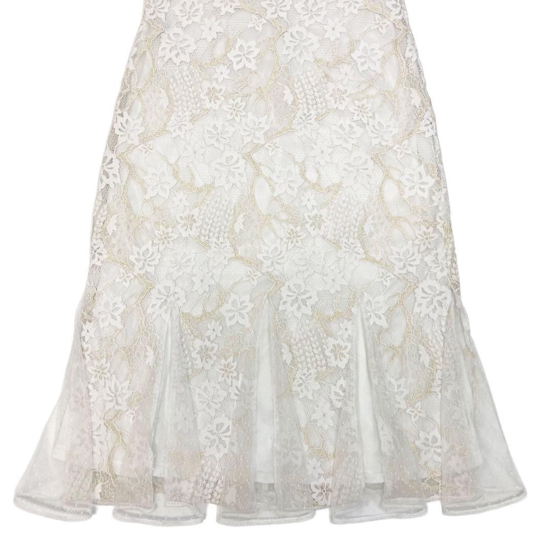 ERUKEI エルケイ フラワーレース マーメイド ミディアムワンピースドレス XS-Lサイズあり【ERUKEI エルケイ】マーメイド/ ノースリーブ