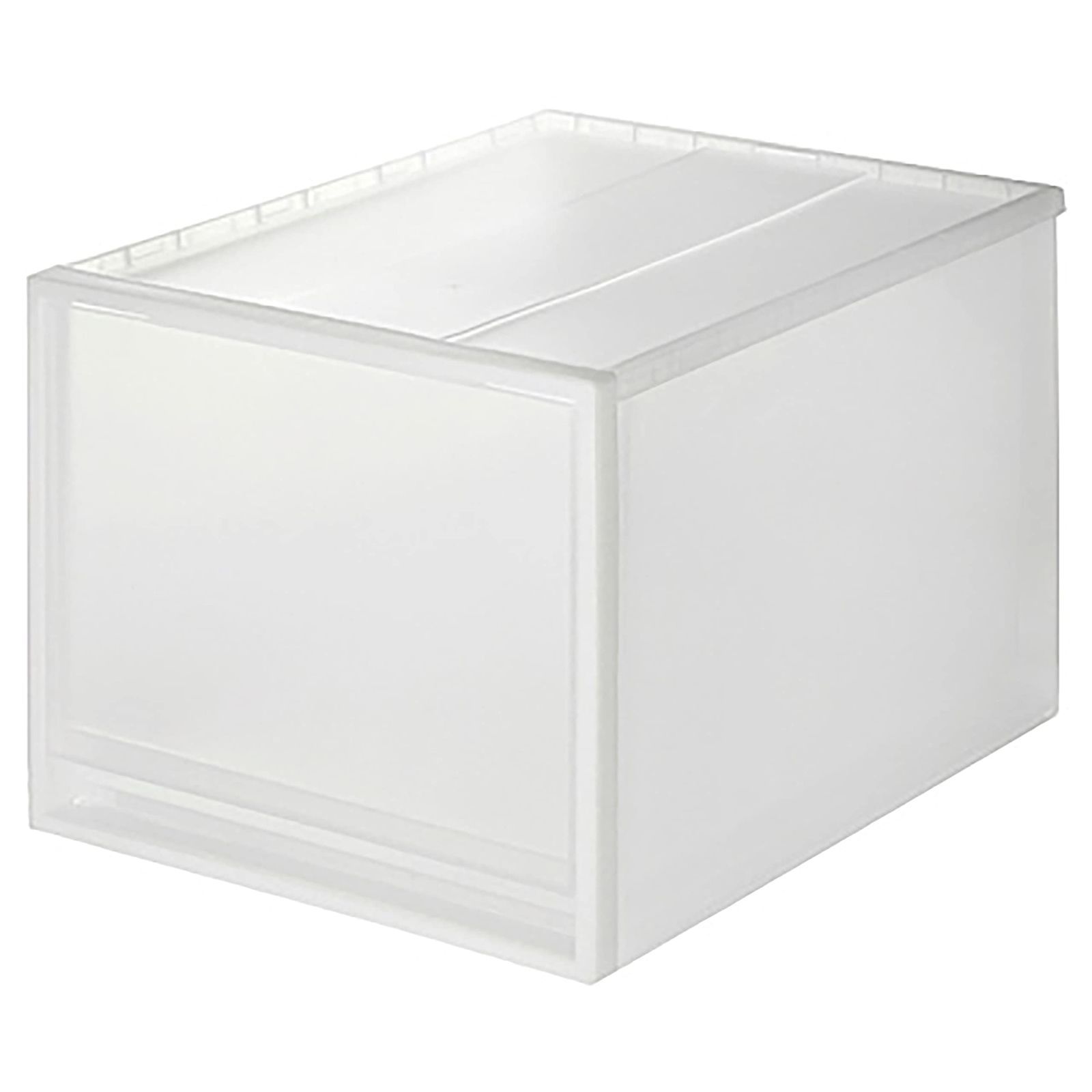 無印良品 ポリプロピレン収納ケース 深 幅34×奥行44.5×高さ30cm 引出式 2個セット 12521556