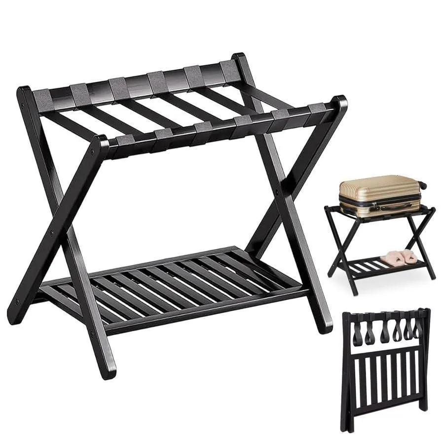 【中古品】③アルミフレーム バゲージラック ラゲッジスタンド 2点 ホテルライク 中古品】③アルミフレーム バゲージラック ラゲッジスタンド 2点