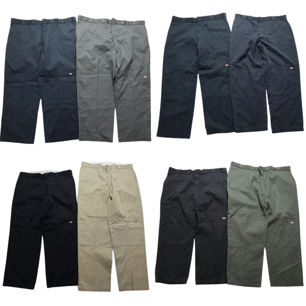 古着卸 ディッキーズ Dickies ダブルニー パンツ 8枚セット メンズ 41 |42 |44 |46 |50 |54 ワークパンツ 古着 NA5346