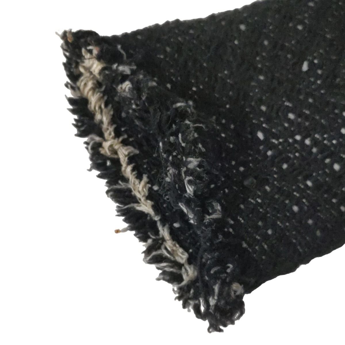 LANVIN en Bleu ランバンオンブルー コート サイズ34 S レディース - 黒×アイボリー 長袖 ツイード ジップアップ 秋 春 SIROKUMA-CORPORATION_COM