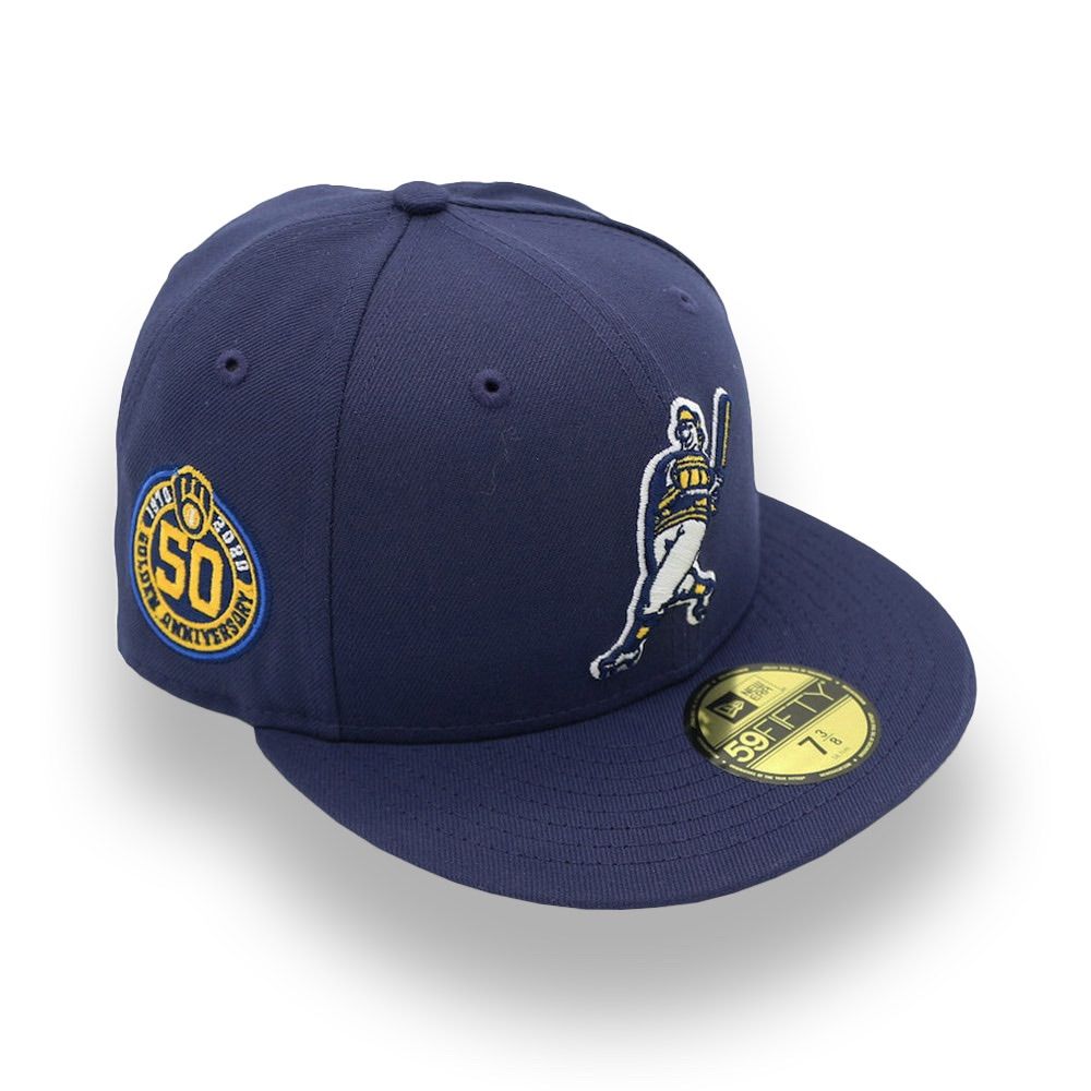 New Era 59FIFTYキャップ　ミルキーウォーキーブルワーズ新品・未使用 NEW ERA - Newera 59fifty ミルウォーキーブルワーズ 25th
