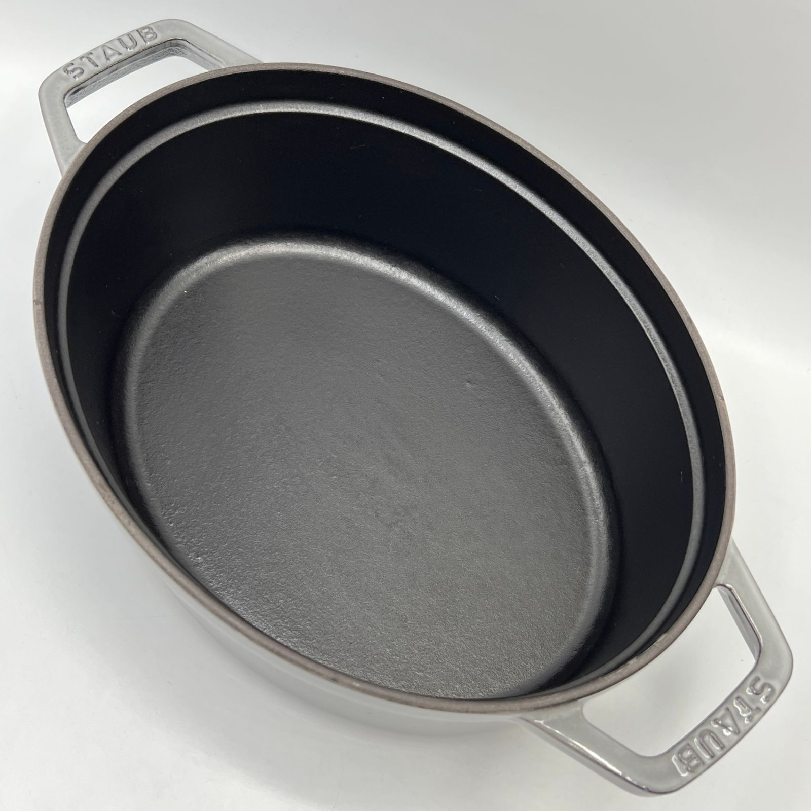 staub ストウブ ココット オーバル グレー 27cm 40500-276 ストウブ