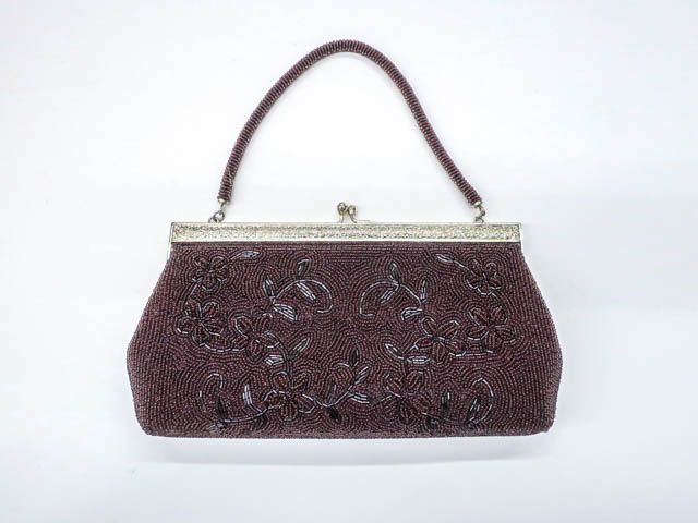 一輝堂】リサイクル着物 和装小物 ビーズバッグ 25w07-8731 - メルカリ
