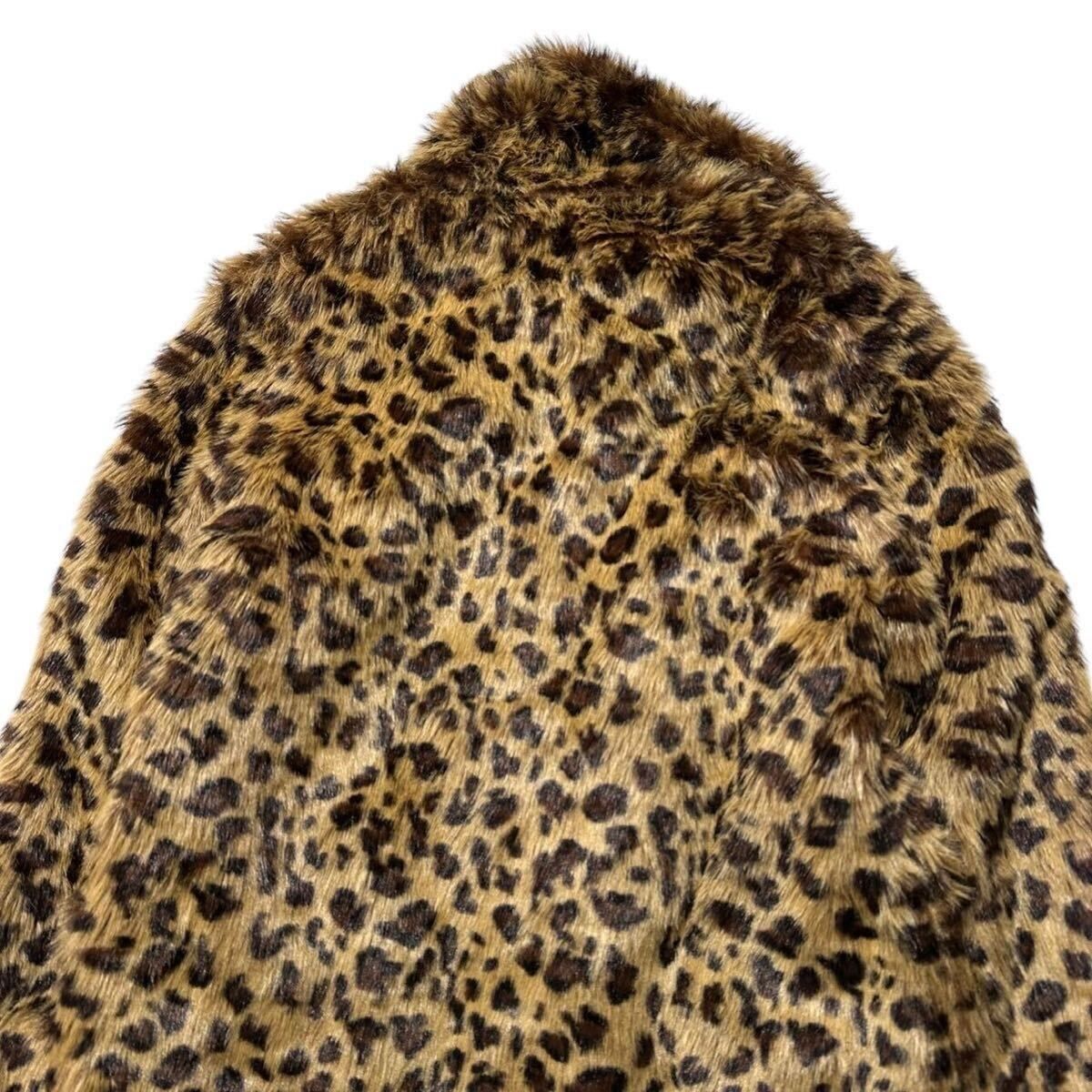 leopard fur jacket y2k Y2K Leopard Print Archive Faux Fur Jacket