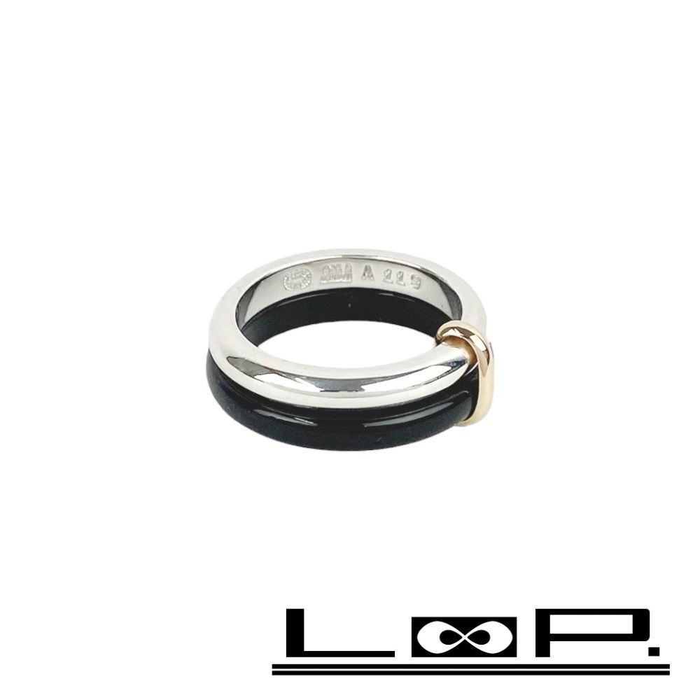 □新同□磨き済□ ジョージジェンセン リング 指輪 オニキス