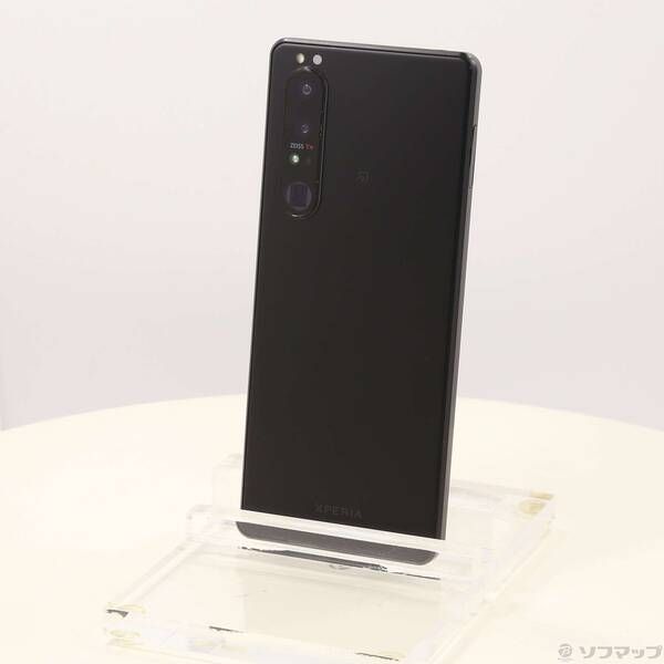 中古品〕 Xperia 1 III 256GB フロストブラック SOG03 auロック