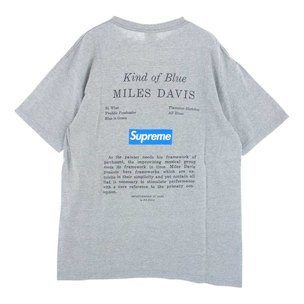 Supreme シュプリーム Tシャツ 08AW × Miles Davis Kind Of Blue 
