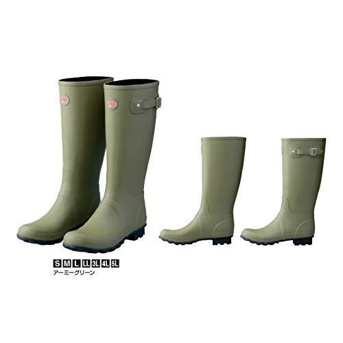 今だけ全品送料無料！！ がまかつ Gamakatsu レインブーツ GM4529 アーミーグリーン L 強固な